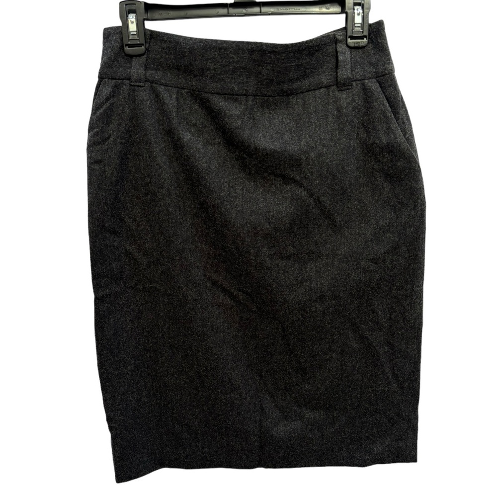 Banana Republic Women’s Dark Gray Wool Blend Skirt Size‎ 8